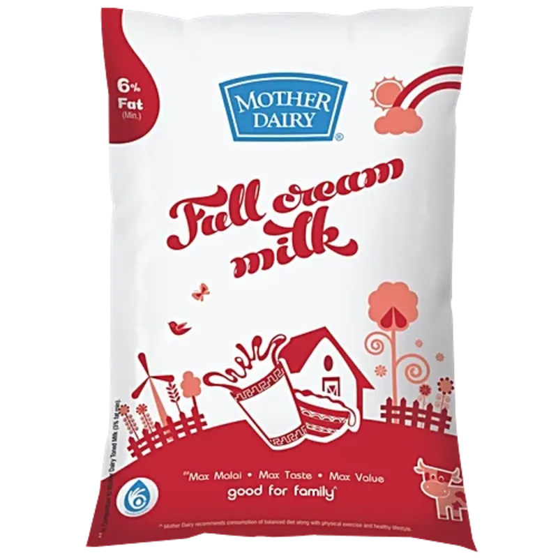 Mother Dairy Full Cream Milk 1L